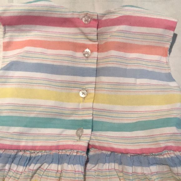 Pippa & Julie fully lined cotton dress - branded button up 4T - Picture 4 of 4